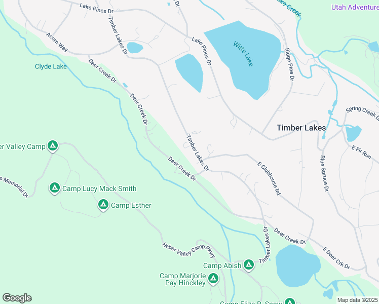 map of restaurants, bars, coffee shops, grocery stores, and more near 2514 Timber Lakes Drive in Heber City