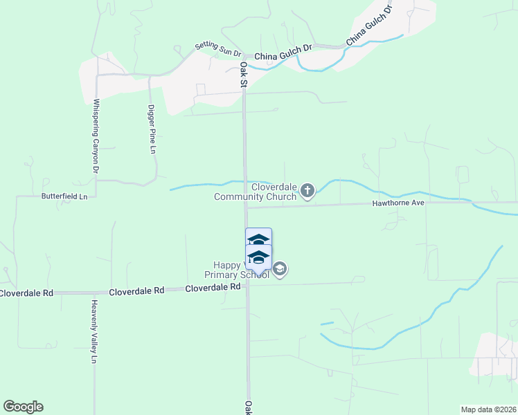 map of restaurants, bars, coffee shops, grocery stores, and more near 16245 Hawthorne Ave in Anderson