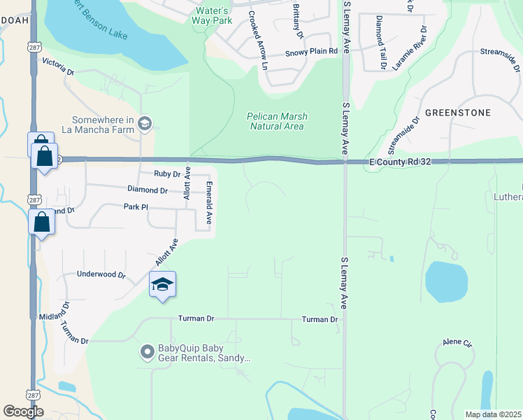 map of restaurants, bars, coffee shops, grocery stores, and more near 921 Terra View Circle in Fort Collins