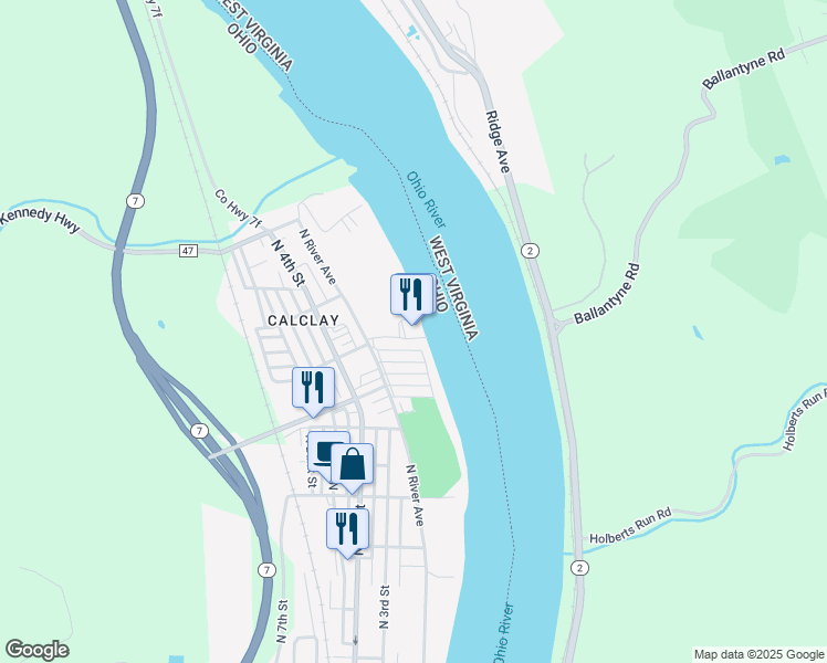 map of restaurants, bars, coffee shops, grocery stores, and more near 1200 North River Avenue in Toronto
