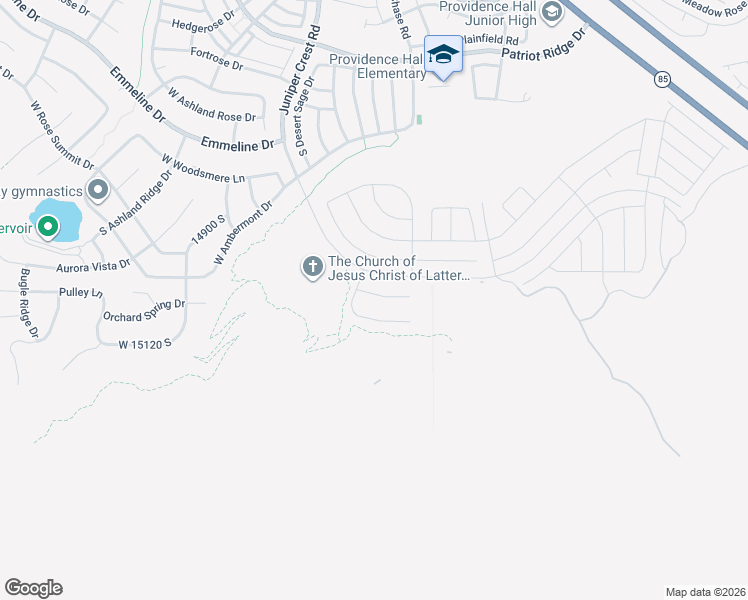 map of restaurants, bars, coffee shops, grocery stores, and more near 4893 West Ridge Rock Circle in Herriman