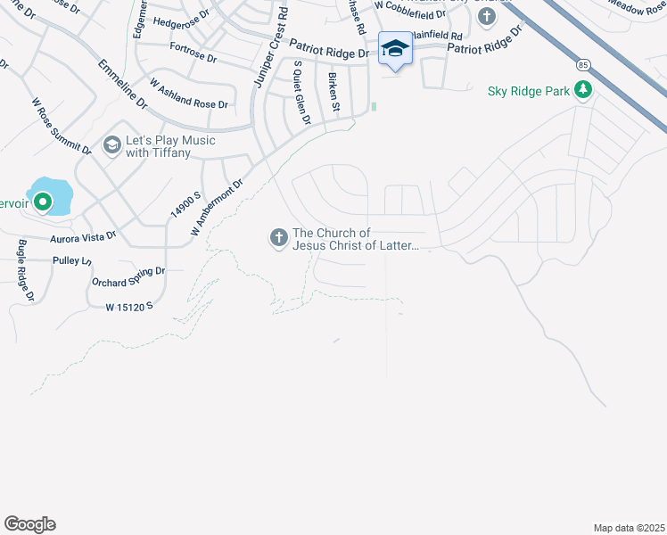 map of restaurants, bars, coffee shops, grocery stores, and more near 4893 West Ridge Rock Circle in Herriman