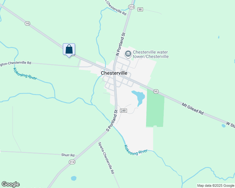 172 South Portland Street, Chesterville OH Walk Score