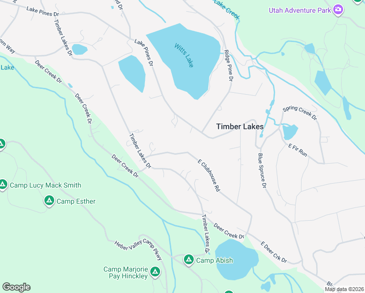 map of restaurants, bars, coffee shops, grocery stores, and more near 9907 East Clubhouse Road in Heber City