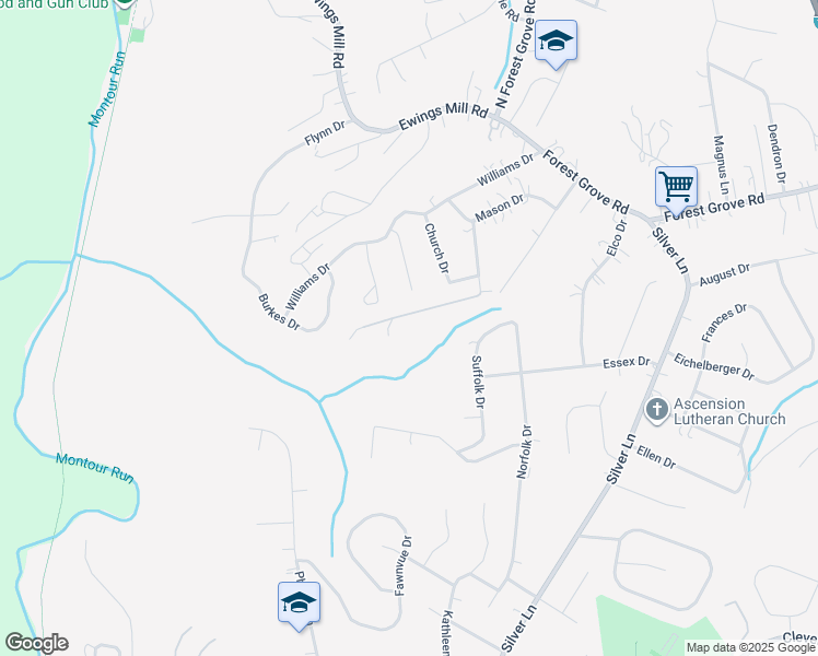 map of restaurants, bars, coffee shops, grocery stores, and more near 51 Evelyn Drive Extension in Coraopolis