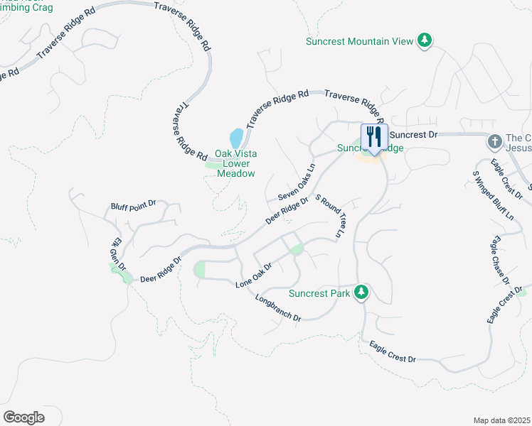 map of restaurants, bars, coffee shops, grocery stores, and more near 1799 Auburn Ridge Lane in Draper
