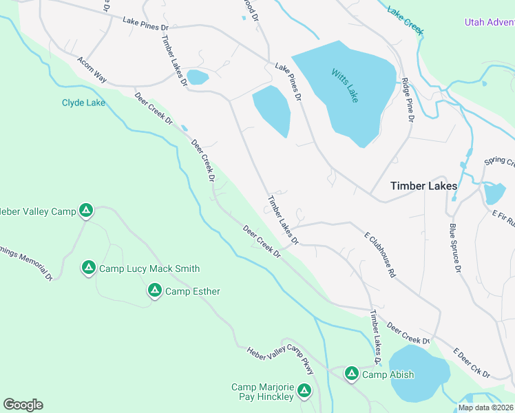 map of restaurants, bars, coffee shops, grocery stores, and more near 2454 Timber Lakes Drive in Heber City