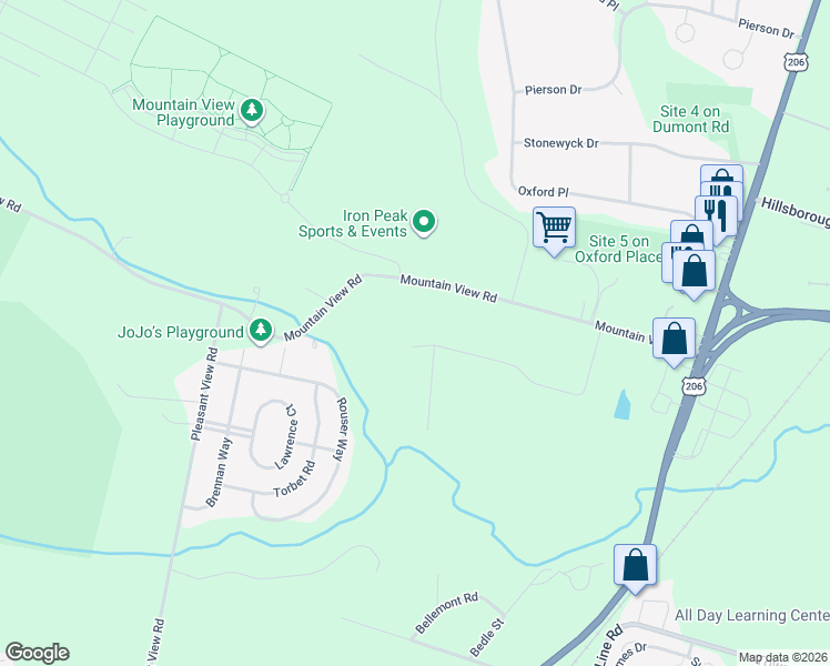 map of restaurants, bars, coffee shops, grocery stores, and more near 47 Arthur Road in Somerset County