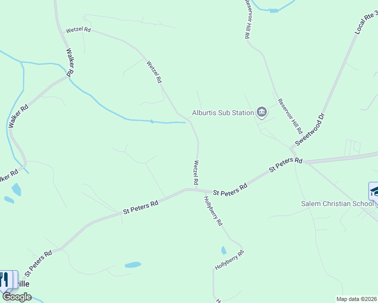 map of restaurants, bars, coffee shops, grocery stores, and more near 284 Wetzel Road in Macungie