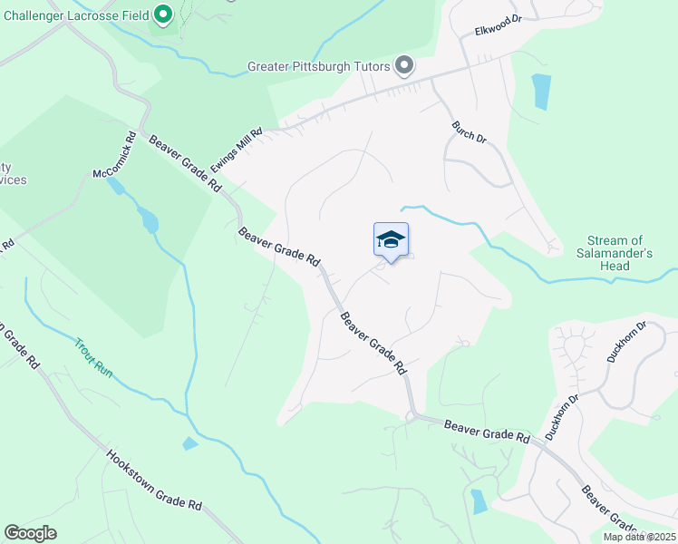 map of restaurants, bars, coffee shops, grocery stores, and more near 2785 Beaver Grade Road in Coraopolis