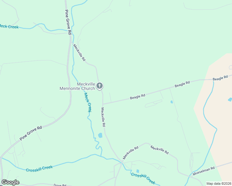 map of restaurants, bars, coffee shops, grocery stores, and more near 447 Beagle Road in Myerstown