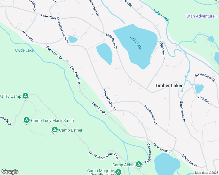 map of restaurants, bars, coffee shops, grocery stores, and more near 2445 Timber Lakes Drive in Heber City