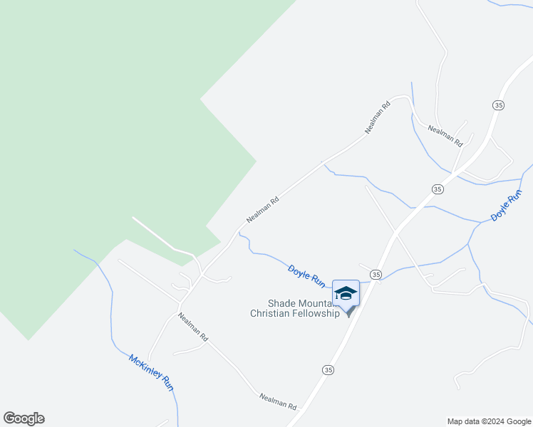 map of restaurants, bars, coffee shops, grocery stores, and more near 948 Nealman Road in Mifflin