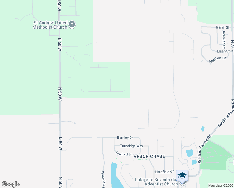 map of restaurants, bars, coffee shops, grocery stores, and more near 4011 North 50 West in West Lafayette