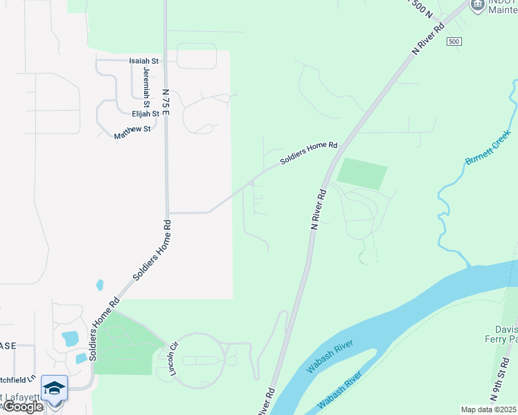 map of restaurants, bars, coffee shops, grocery stores, and more near 109 Lorene Place in West Lafayette