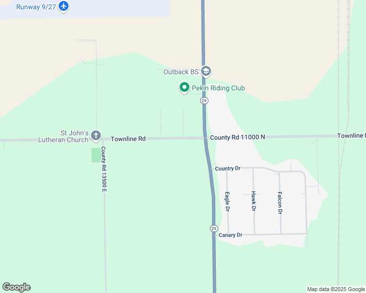 map of restaurants, bars, coffee shops, grocery stores, and more near 13911 Townline Rd in Green Valley