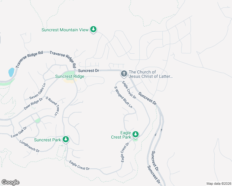 map of restaurants, bars, coffee shops, grocery stores, and more near 14982 South Winged Bluff Lane in Draper