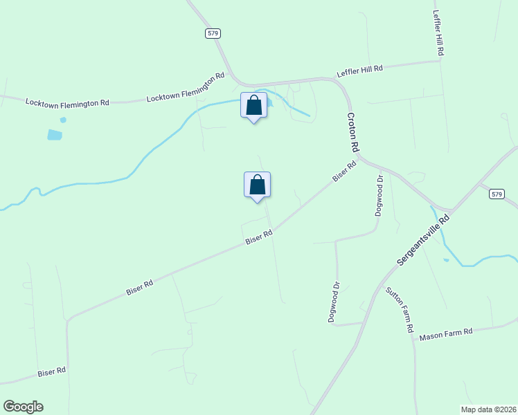 map of restaurants, bars, coffee shops, grocery stores, and more near 22 Biser Road in Flemington