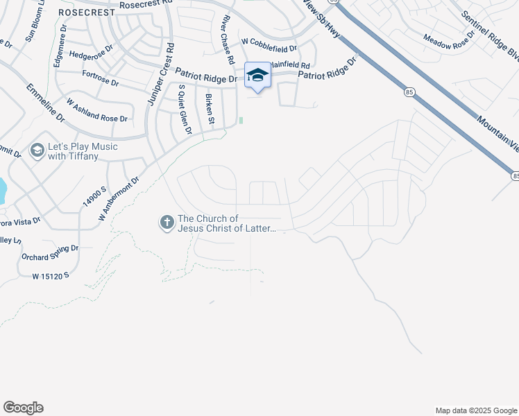 map of restaurants, bars, coffee shops, grocery stores, and more near 4773 Mossley Bend Drive in Herriman