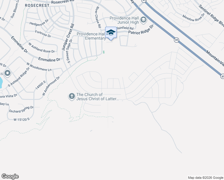 map of restaurants, bars, coffee shops, grocery stores, and more near 4761 West Juniper Bend Circle in Herriman