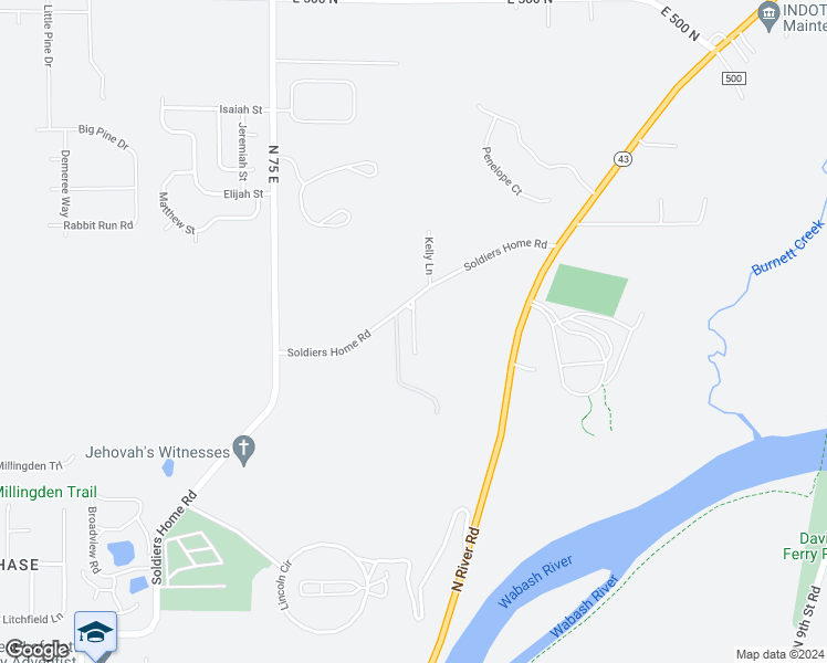 map of restaurants, bars, coffee shops, grocery stores, and more near 109 Lorene Place in West Lafayette