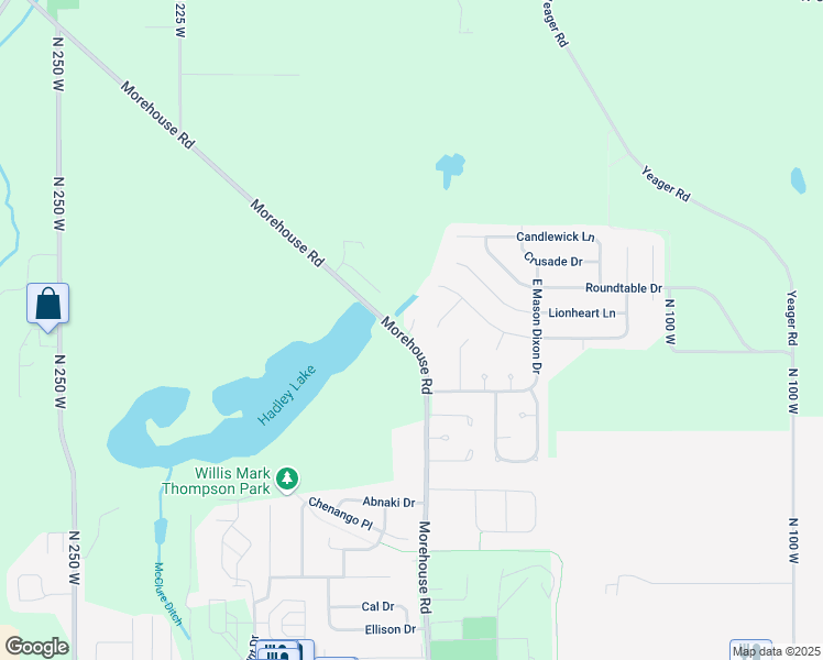 map of restaurants, bars, coffee shops, grocery stores, and more near 10 Morehouse Court in West Lafayette