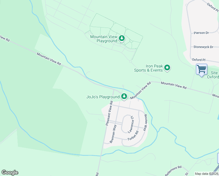 map of restaurants, bars, coffee shops, grocery stores, and more near 355 Mountain View Road in Hillsborough Township