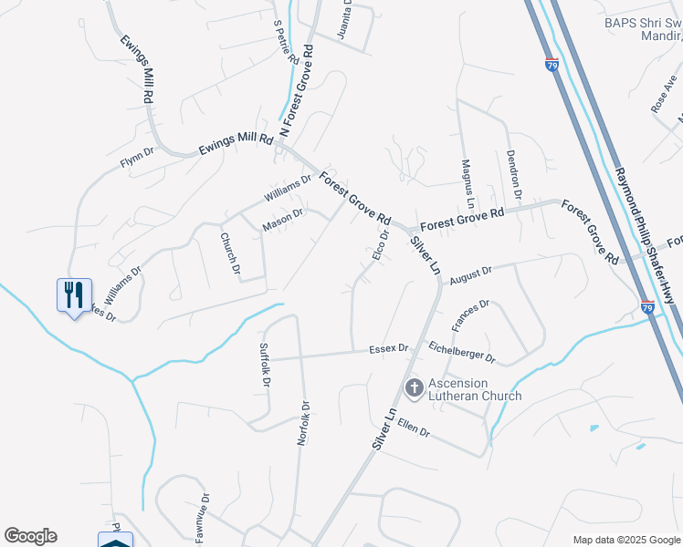 map of restaurants, bars, coffee shops, grocery stores, and more near 14 Elco Drive in Coraopolis