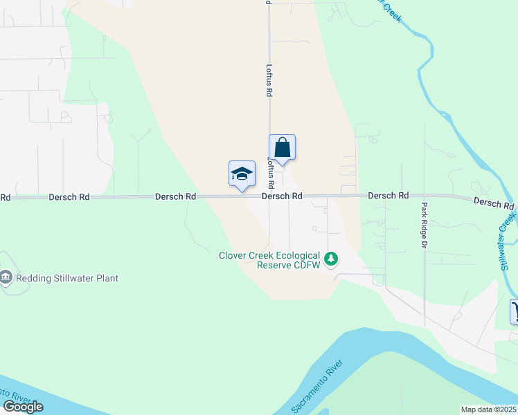 map of restaurants, bars, coffee shops, grocery stores, and more near 20981 Dersch Road in Anderson