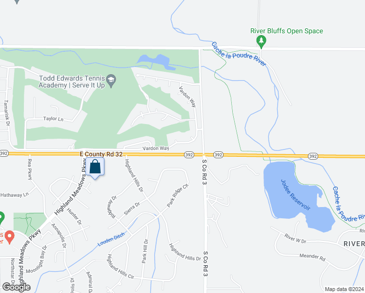 map of restaurants, bars, coffee shops, grocery stores, and more near 7560 Price Court in Fort Collins