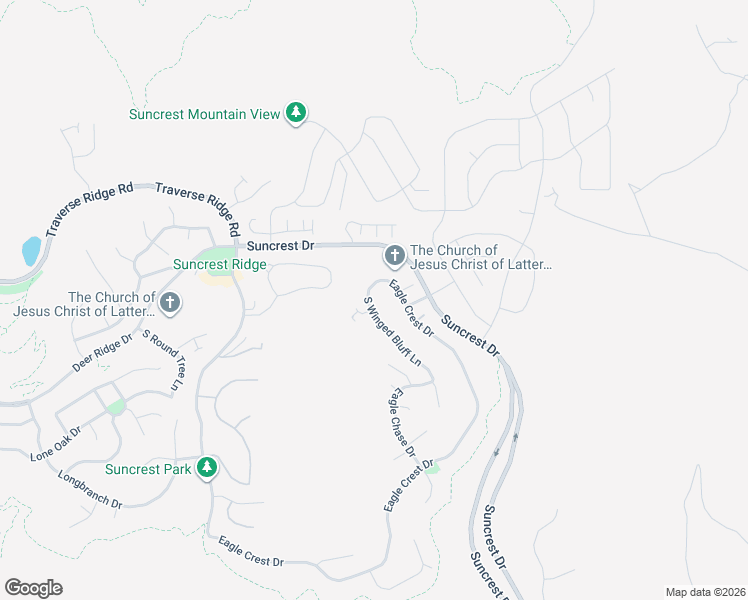 map of restaurants, bars, coffee shops, grocery stores, and more near 14932 South Winged Bluff Lane in Draper