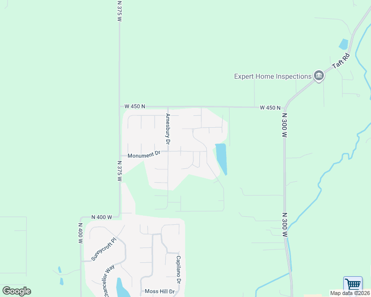 map of restaurants, bars, coffee shops, grocery stores, and more near 4399 North Monolith Court in West Lafayette