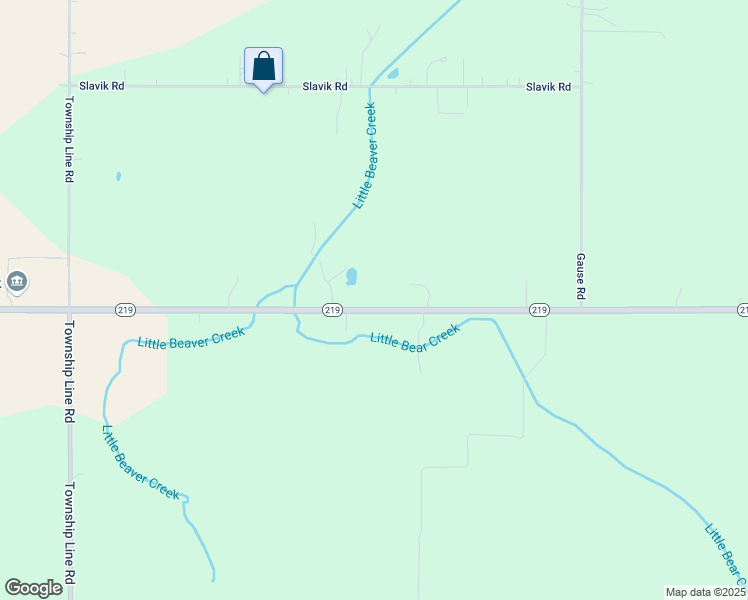 map of restaurants, bars, coffee shops, grocery stores, and more near 3273 Ohio 219 in Coldwater