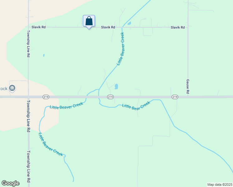 map of restaurants, bars, coffee shops, grocery stores, and more near 3273 Ohio 219 in Coldwater