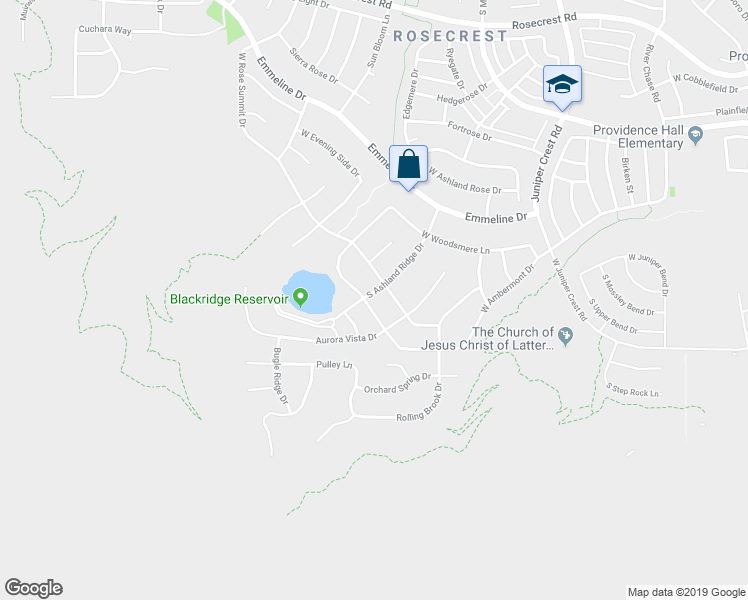 map of restaurants, bars, coffee shops, grocery stores, and more near 14913 South Ashland Ridge Drive in Herriman