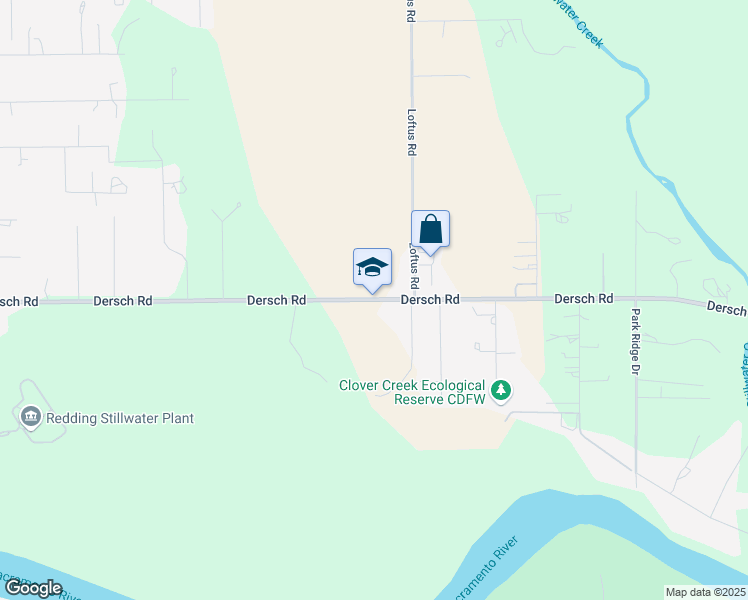 map of restaurants, bars, coffee shops, grocery stores, and more near 20981 Dersch Road in Anderson