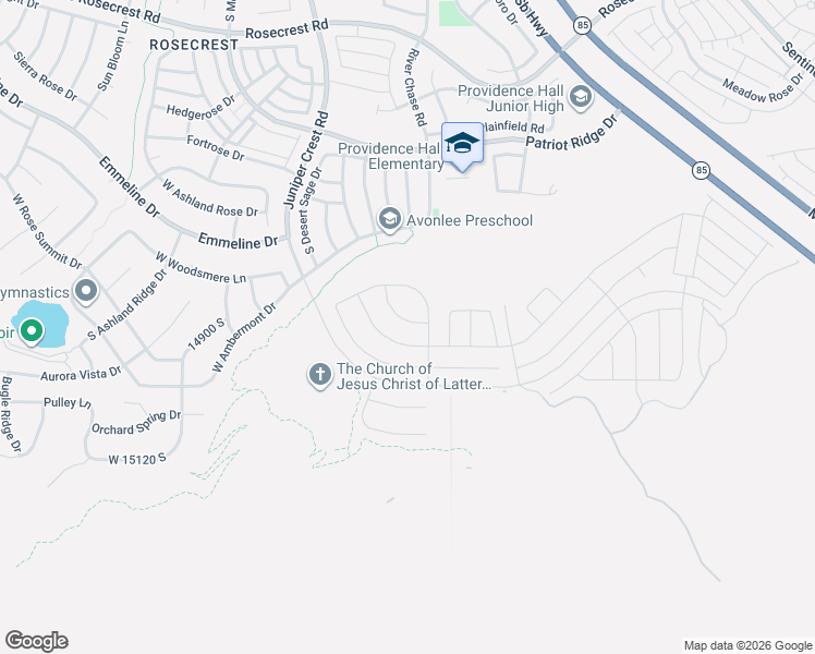 map of restaurants, bars, coffee shops, grocery stores, and more near 4859 West Lower Bend Drive in Herriman