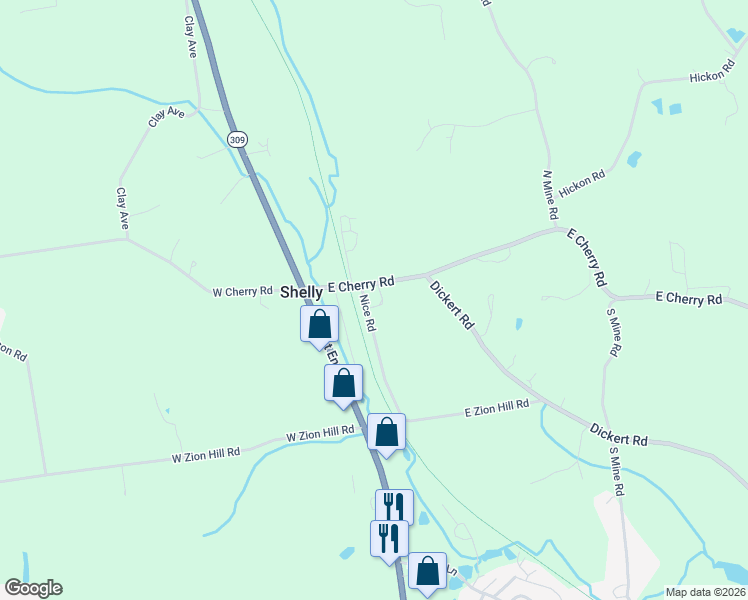 map of restaurants, bars, coffee shops, grocery stores, and more near 17 Nice Road in Quakertown