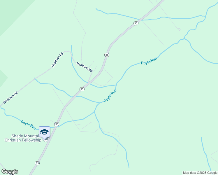 map of restaurants, bars, coffee shops, grocery stores, and more near 86 Blue Spruce Ln. in Mifflin