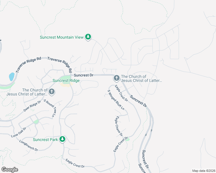 map of restaurants, bars, coffee shops, grocery stores, and more near 14932 South Winged Bluff Lane in Draper