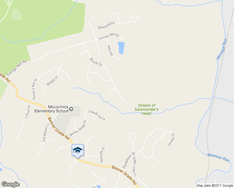 map of restaurants, bars, coffee shops, grocery stores, and more near 264 Burch Drive in Coraopolis