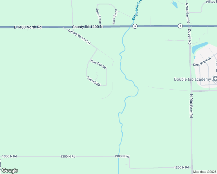 map of restaurants, bars, coffee shops, grocery stores, and more near 13490 Oak Hill Road in Bloomington