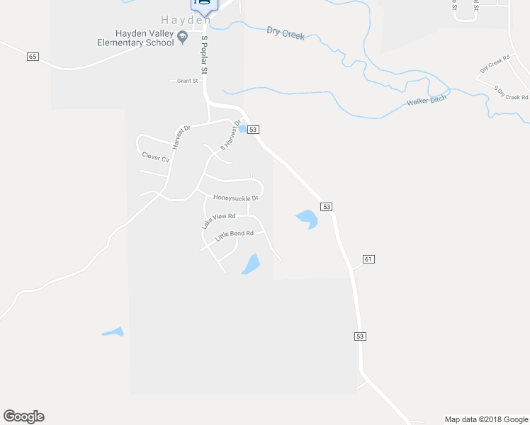 map of restaurants, bars, coffee shops, grocery stores, and more near 335 Little Bend Road in Hayden