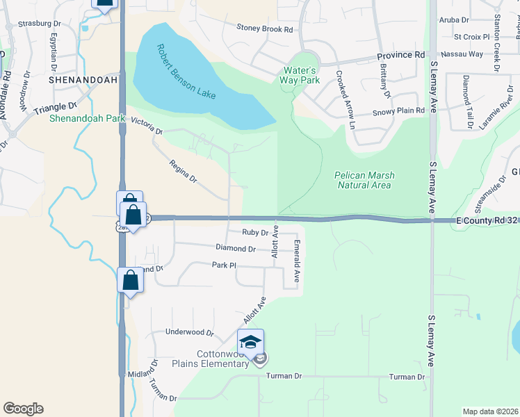 map of restaurants, bars, coffee shops, grocery stores, and more near 512 Carpenter Road in Fort Collins