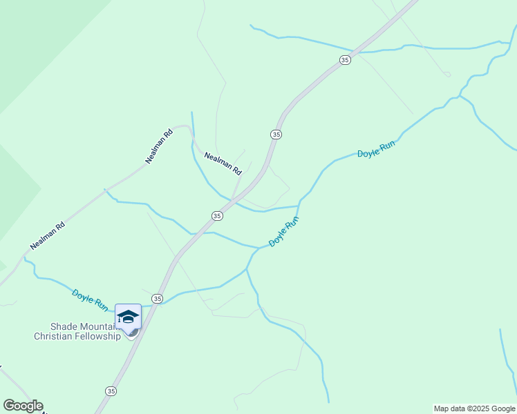 map of restaurants, bars, coffee shops, grocery stores, and more near 86 Blue Spruce Ln. in Mifflin
