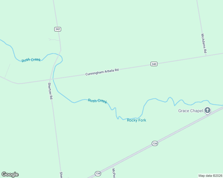 map of restaurants, bars, coffee shops, grocery stores, and more near 18679 Cunningham Arbela Road in Richwood