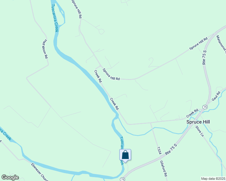 map of restaurants, bars, coffee shops, grocery stores, and more near 285 Creek Rd. in Port Royal