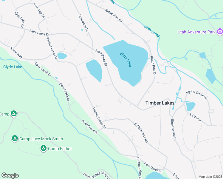 map of restaurants, bars, coffee shops, grocery stores, and more near 9906 Lake Pines Drive in Heber City