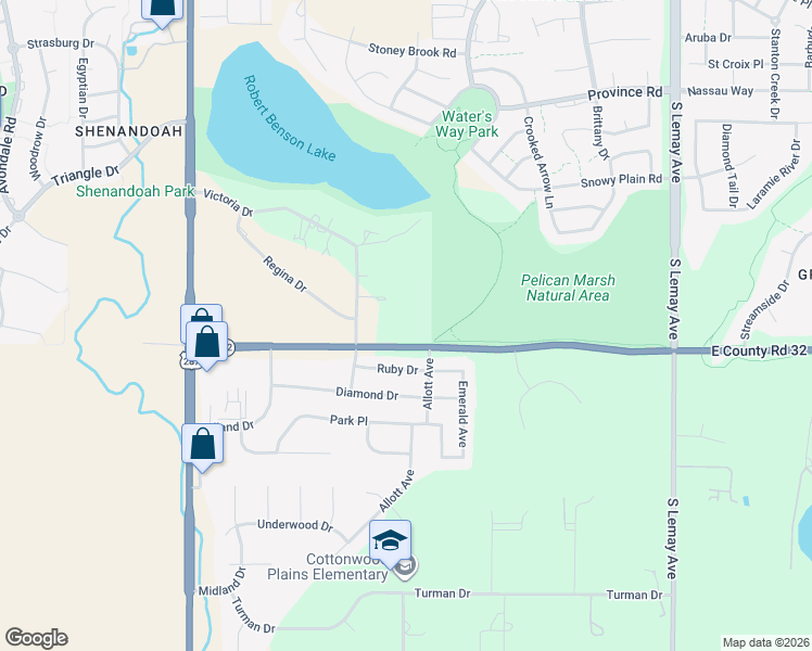 map of restaurants, bars, coffee shops, grocery stores, and more near 512 Carpenter Road in Fort Collins