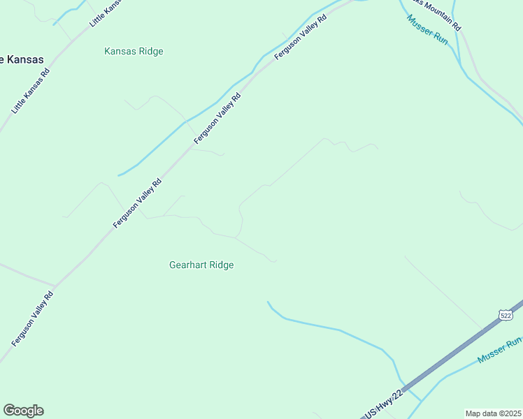 map of restaurants, bars, coffee shops, grocery stores, and more near 45 Stringer Lane in McVeytown